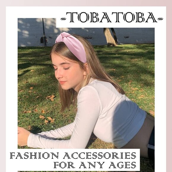 Women's Satin Silk Head Band Wide Non-Slip Fashion Hair Accessories Pink - Picture 4 of 7